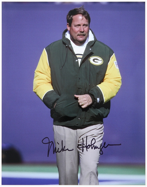 1992-1998 Mike Holmgren Green Bay Packers Signed 11"x 14" Photo (JSA)