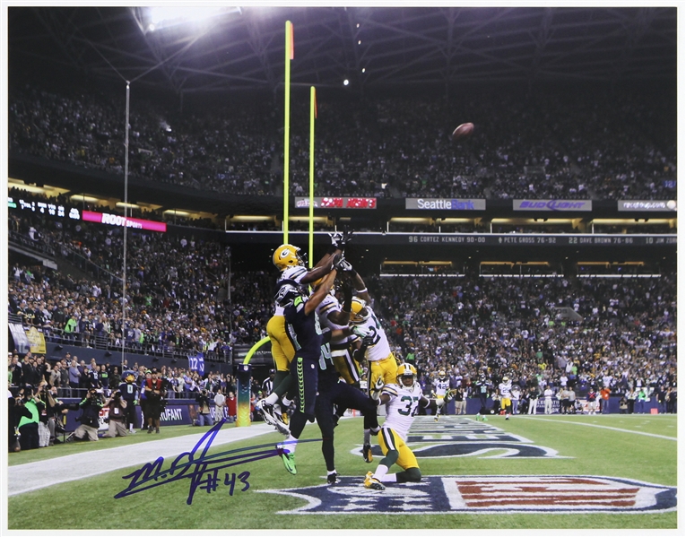 2011-2013 M.D. Jennings Green Bay Packers Signed 11"x 14" Photo (JSA)