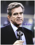 1980s-2000s Tim McCarver Sportscaster Signed 11"x 14" Photo (JSA)