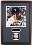 1995-2014 Derek Jeter New York Yankees Signed Baseball & 16"x 23" Framed Photo (JSA)