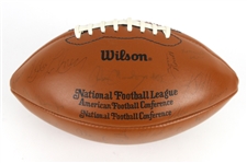 1986 Green Bay Packers Team Signed Football w/ 49 Signatures Including Eddie Lee Ivery, John Anderson, Ken Ruettgers, Forrest Gregg, Dick Jauron & More (JSA)