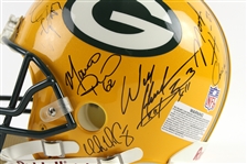 2000's Green Bay Packers Multi Signed Full Size Helmet w/ 19 Signatures Including LeRoy Butler, William Henderson, Santana Dotson, Mark Chmura & More (JSA)
