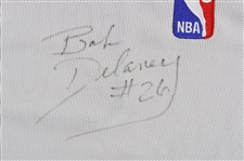 2006-09 Bob Delaney NBA Referee Signed Game Worn Jersey & Sneakers Plus Signed Photo - Lot of 3 (MEARS LOA/JSA)