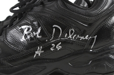 2006-09 Bob Delaney NBA Referee Signed Game Worn Jersey & Sneakers Plus Signed Photo - Lot of 3 (MEARS LOA/JSA)