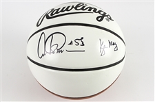 1999 George Gervin Rick Barry Artis Gilmore Multi Signed 1999 Final Four Basketball (JSA)