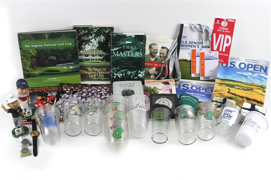 1980s-2000s Golf Medinah Country Club Framed Prints, Bobble Heads, Programs and more (Lot of 50+) 