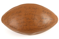 1970 Green Bay Packers Team Signed ONFL Rozelle Football w/ 46 Signatures Including Bart Starr, Ray Nitschke, Lionel Aldridge, Willie Wood, Dave Robinson & More (JSA)