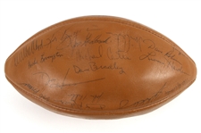 1970 Green Bay Packers Team Signed ONFL Rozelle Football w/ 46 Signatures Including Bart Starr, Ray Nitschke, Lionel Aldridge, Willie Wood, Dave Robinson & More (JSA)