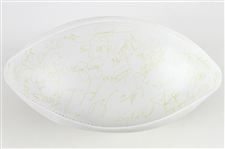1997 Green Bay Packers Team Signed Football w/ 50+ Signatures Including Reggie White, Brett Favre, Robert Brooks, Dorsey Levens, Santana Dotson & More (JSA)