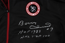 2000's Bobby Hull Chicago Blackhawks Signed & Inscribed Wayne Gretzky Fantasy Camp Jacket (JSA)