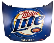 2003 NASCAR Miller Lite Mobil 1 48"x 59" Car Hood 