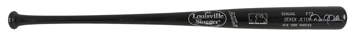 1999-2001 Derek Jeter New York Yankees Signed Louisville Slugger Professional Model Bat (MEARS LOA/JSA)
