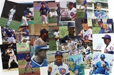 1970s-2000s Chicago Cubs Signed 8”x 10” Photos Including Leon Durham, Goose Gossage, Bill Buckner and more (Lot of 95+)(JSA)