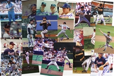 1970s-2000s Atlanta Braves Signed 8”x 10” Photos Including Al Hrabosky, Dale Murphy, Glenn Hubbard, and more (Lot of 115+)(JSA)