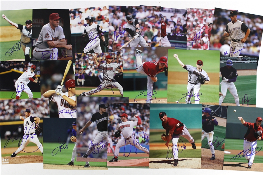 1990s-2000s Miami Marlins / Arizona Diamondbacks / Seattle Mariners Signed 8”x 10” Photos (Lot of 100+)(JSA)