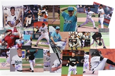 1990s-2000s Miami Marlins / Arizona Diamondbacks / Seattle Mariners Signed 8”x 10” Photos (Lot of 100+)(JSA)