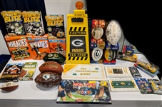 1960s-2000s Green Bay Packers Bobble Heads, Jerseys, Plates, Magazines and more (Lot of 245+)