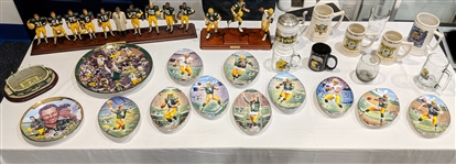 1960s-2000s Green Bay Packers Bobble Heads, Jerseys, Plates, Magazines and more (Lot of 245+)