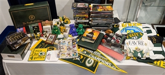 1960s-2000s Green Bay Packers Bobble Heads, Jerseys, Plates, Magazines and more (Lot of 245+)