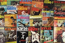 1920s-1990s Football, Karate, Basketball Magazines, Advertisements, and more (Lot of 55+)