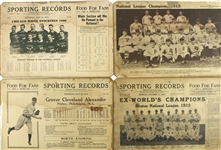 1915 Sporting Records Including Baseball, Boxing, Auto Racing and more (Lot of 20+)