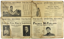 1915 Sporting Records Including Baseball, Boxing, Auto Racing and more (Lot of 20+)