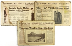 1915 Sporting Records Including Baseball, Boxing, Auto Racing and more (Lot of 20+)