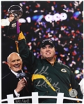 2011 Mike McCarthy Green Bay Packers Autographed 8x10 Color Photo (JSA)