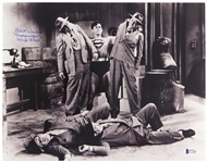 1948-1950 Kirk Alyn Superman Autographed 11x14 B&W Photo (Beckett COA)