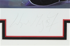 1979-1988 Wayne Gretzky Edmonton Oilers Signed 27x 33 Framed Lithograph (JSA)