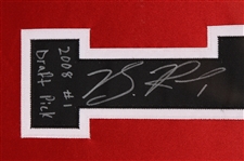 2008-2010 Derrick Rose Chicago Bulls Signed 36x 44 Framed Jersey *JSA Full Letter*