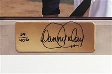 1939-1960 Ted Williams Boston Red Sox Signed 25x 31 Lithograph (JSA)