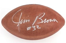 1989-2006 Jim Brown Cleveland Browns Signed ONFL Tagliabue Football (JSA)