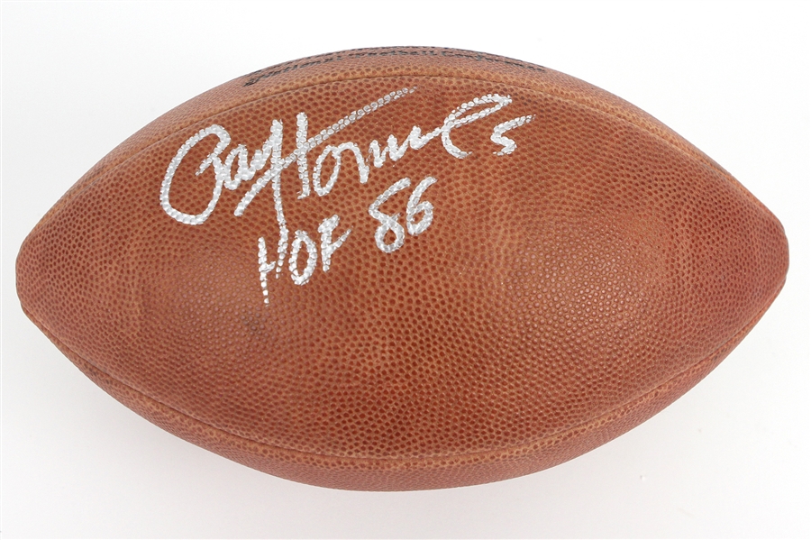 1989-2006 Paul Hornung Green Bay Packers Signed ONFL Tagliabue Football (JSA)