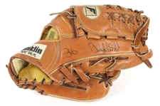 1980s (late) Bobby Witt Texas Rangers Signed Game Worn Franklin Mitt (MEARS LOA/JSA)