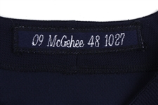 2009 Casey McGehee Milwaukee Brewers Signed Game Worn Alternate Jersey (MEARS LOA/JSA)