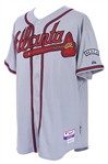 2008 Bobby Cox Atlanta Braves Signed Game Worn Road Jersey (MEARS LOA/JSA)