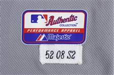 2008 Bobby Cox Atlanta Braves Signed Game Worn Road Jersey (MEARS LOA/JSA)