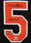 2005 Brooks Robinson Baltimore Orioles Signed Career Highlights Embroidered Jersey (MLB Hologram/TriStar)