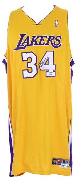 2000s Shaquille ONeal Los Angeles Lakers Signed Jersey (JSA)