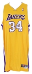 2000s Shaquille ONeal Los Angeles Lakers Signed Jersey (JSA)