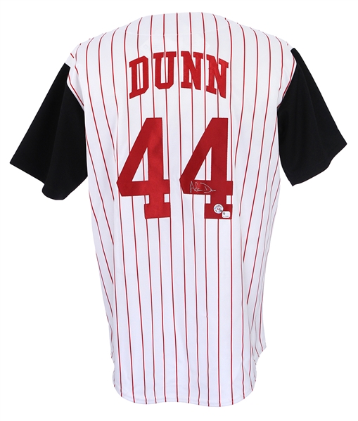 2000s Adam Dunn Cincinnati Reds Signed Jersey (JSA)