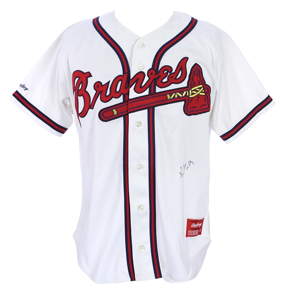 1995 Greg Maddux Atlanta Braves Signed Jersey (JSA)