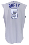 2004 George Brett Kansas City Royals Signed Jersey (JSA/MLB Hologram) 