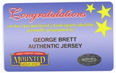2004 George Brett Kansas City Royals Signed Jersey (JSA/MLB Hologram) 