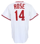 2007 Pete Rose Cincinnati Reds Signed Jersey (JSA)
