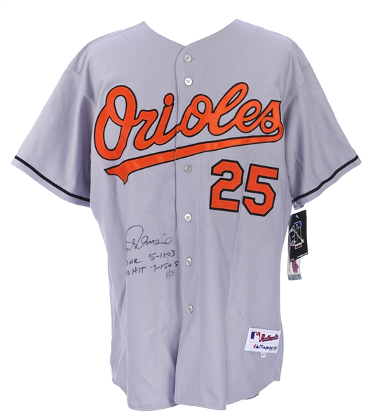 2005 Rafael Palmeiro Baltimore Orioles Signed & Inscribed Jersey (JSA) 8/25