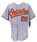 2005 Rafael Palmeiro Baltimore Orioles Signed & Inscribed Jersey (JSA) 8/25