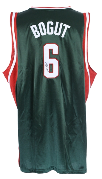 2006 Andrew Bogut Milwaukee Bucks Signed Jersey (JSA/Team LOA)