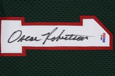 2000's Oscar Robertson Milwaukee Bucks Signed Jersey (PSA/DNA)